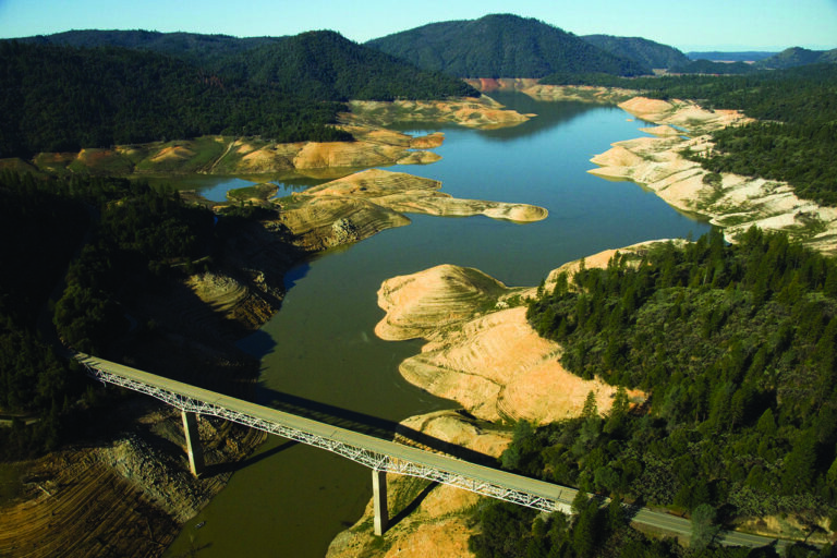 photo - Oroville River during Drought