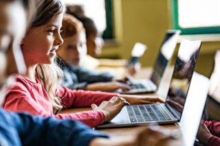 photo - School Children/Students Using Computers